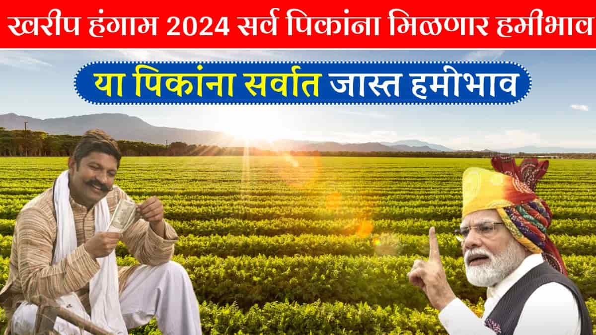 Kharif Season 2024 Crop Guaranteed Price